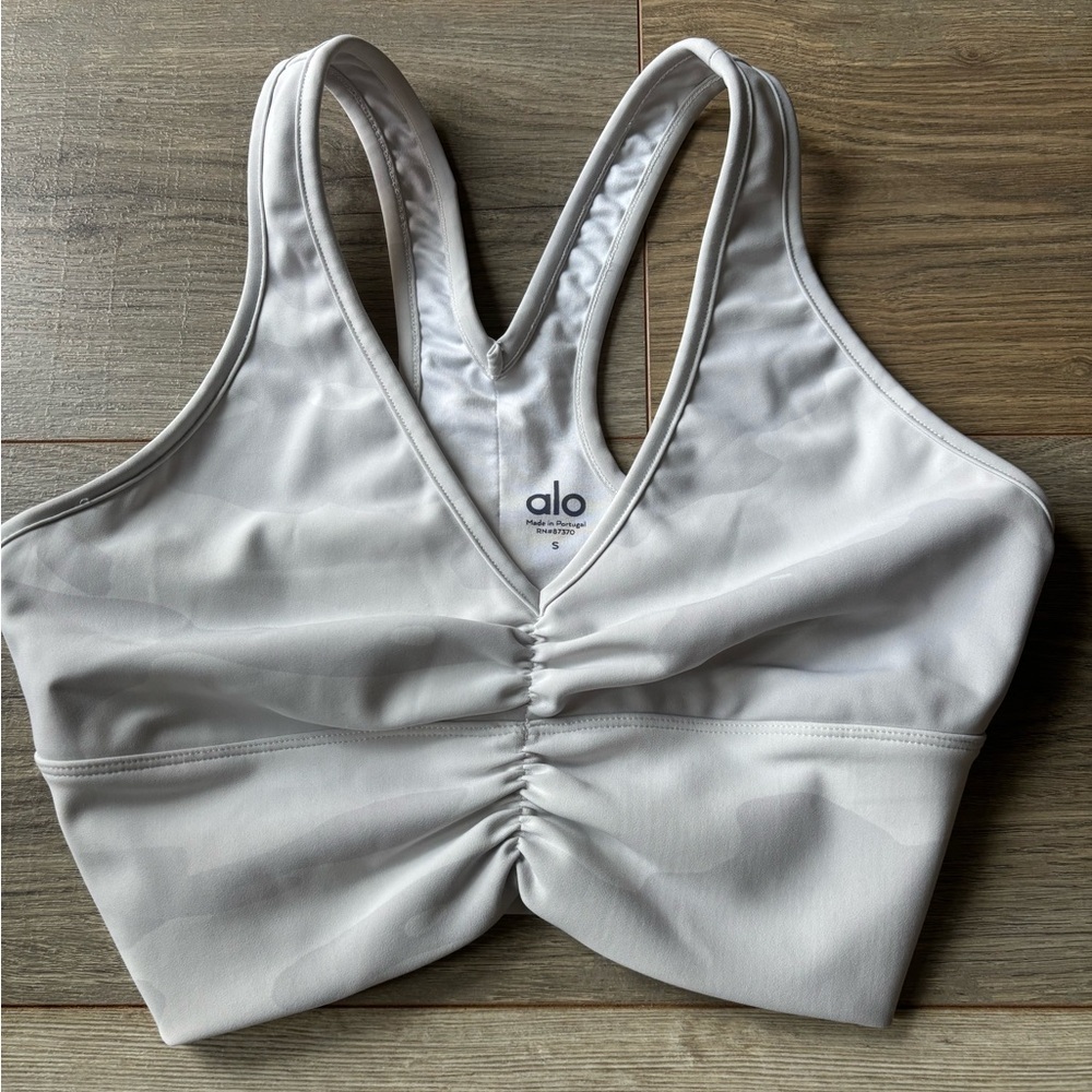 ALO Yoga White Sports Bra